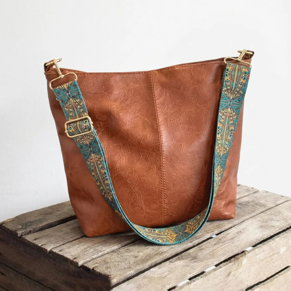 Chelsey | Ruim en overzichtelijk — Leren Werktas met vakken