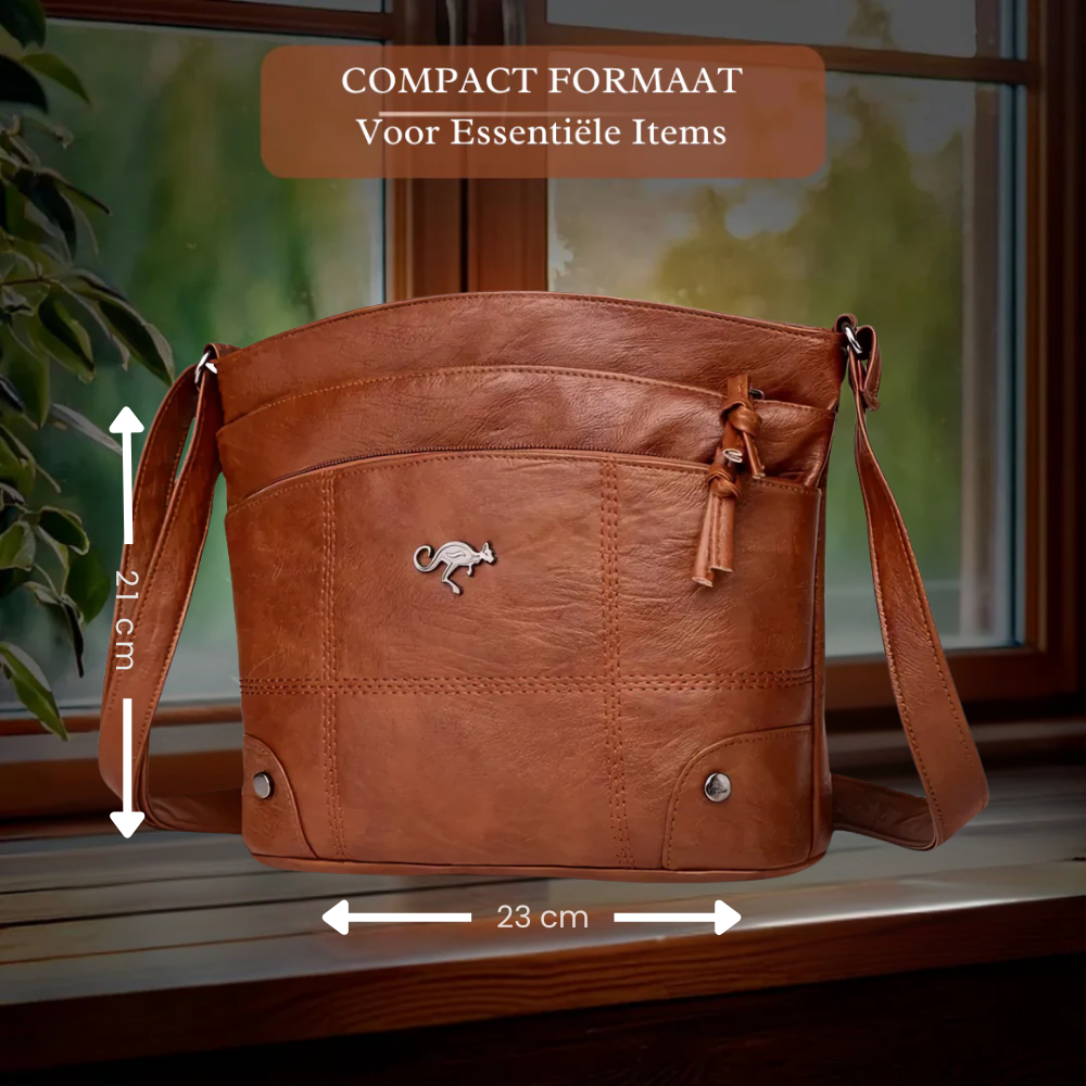 Alina | Past overal bij — Eenvoudige Leren Tas