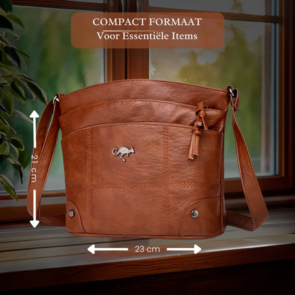 Alina | Past overal bij — Eenvoudige Leren Tas