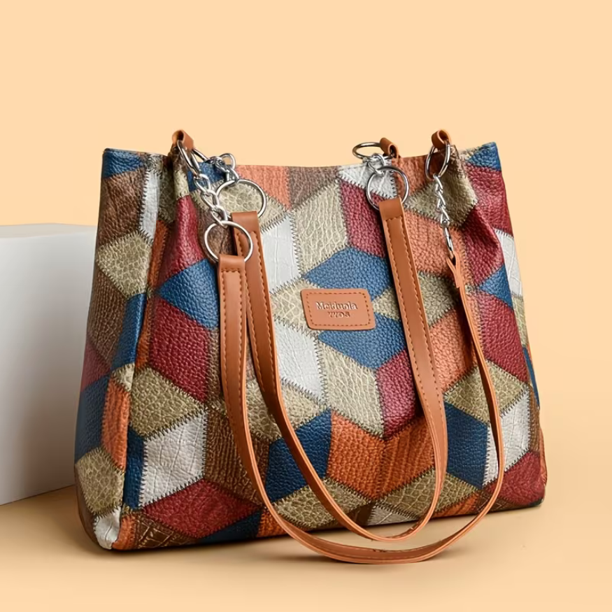 Ayla | Alles mee, niets te zwaar — Vintage Leren Tote