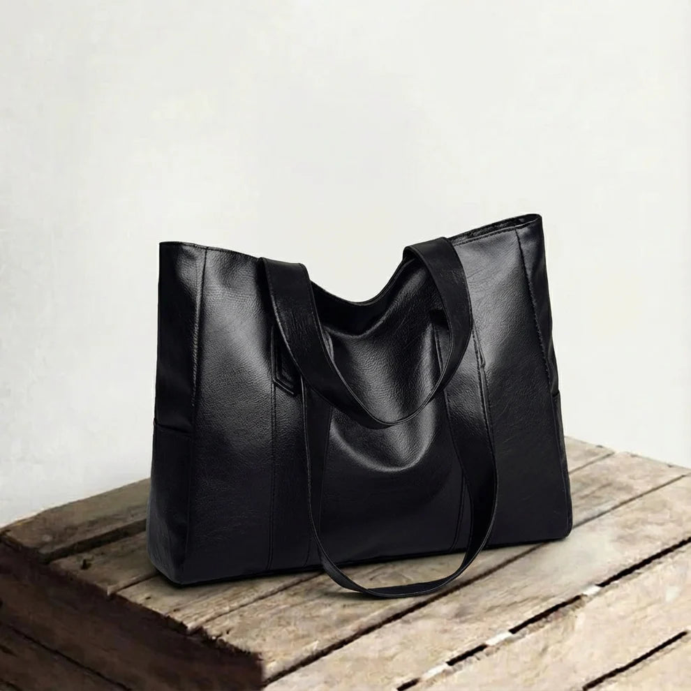 Martha | Gaat lang mee — Stevige Leren Handtas