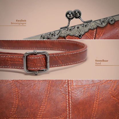 Johanna | Altijd verzorgd — Tijdloze Leren Handtas