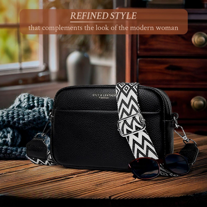 Bella | Van werk tot avonduit — Elegante Leren Schoudertas