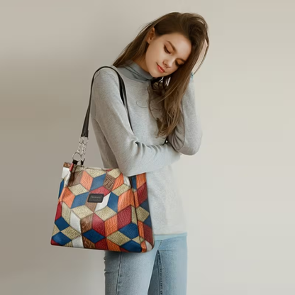 Ayla | Alles mee, niets te zwaar — Vintage Leren Tote