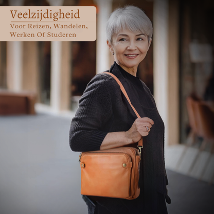 Kim | Elke dag comfortabel — Klassieke Leren Tas