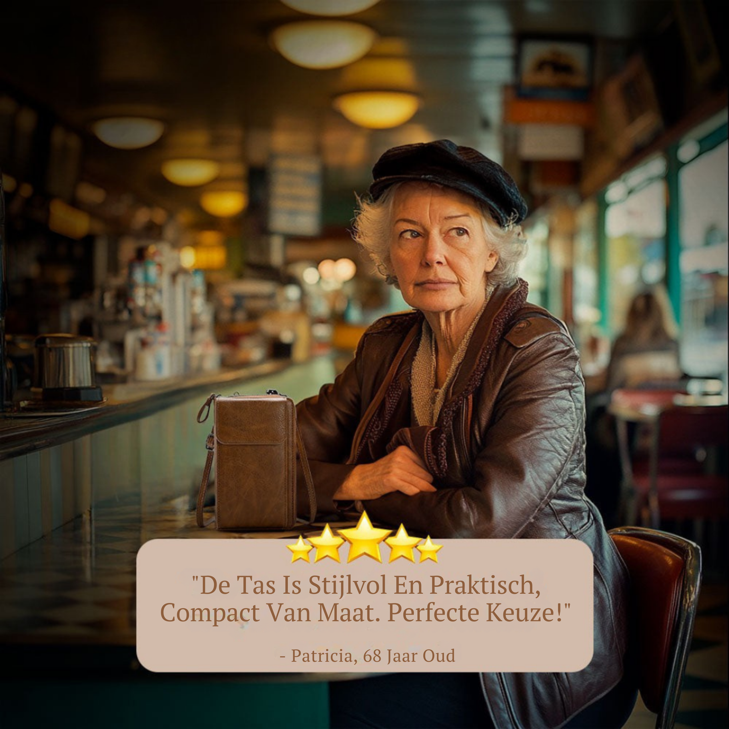 Nicole | Compacte Leren Handtas voor Elke Dag