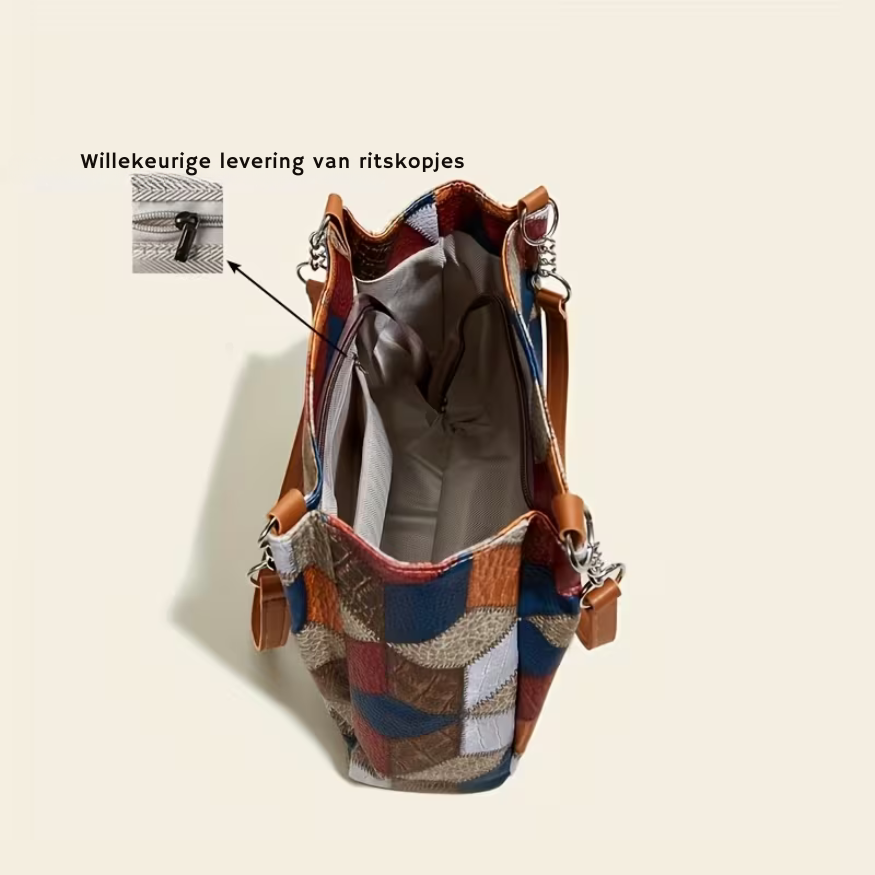 Ayla | Alles mee, niets te zwaar — Vintage Leren Tote