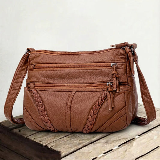 Sophia | Licht en praktisch — Leren Tas voor Elke Dag