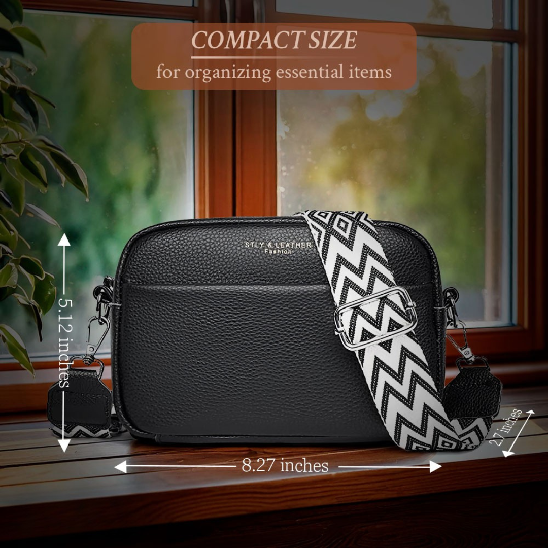 Bella | Van werk tot avonduit — Elegante Leren Schoudertas