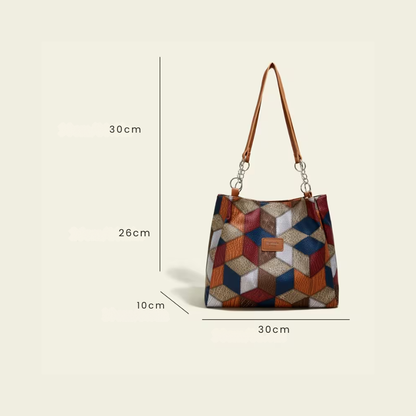 Ayla | Alles mee, niets te zwaar — Vintage Leren Tote