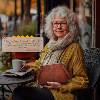 Johanna | Altijd verzorgd — Tijdloze Leren Handtas