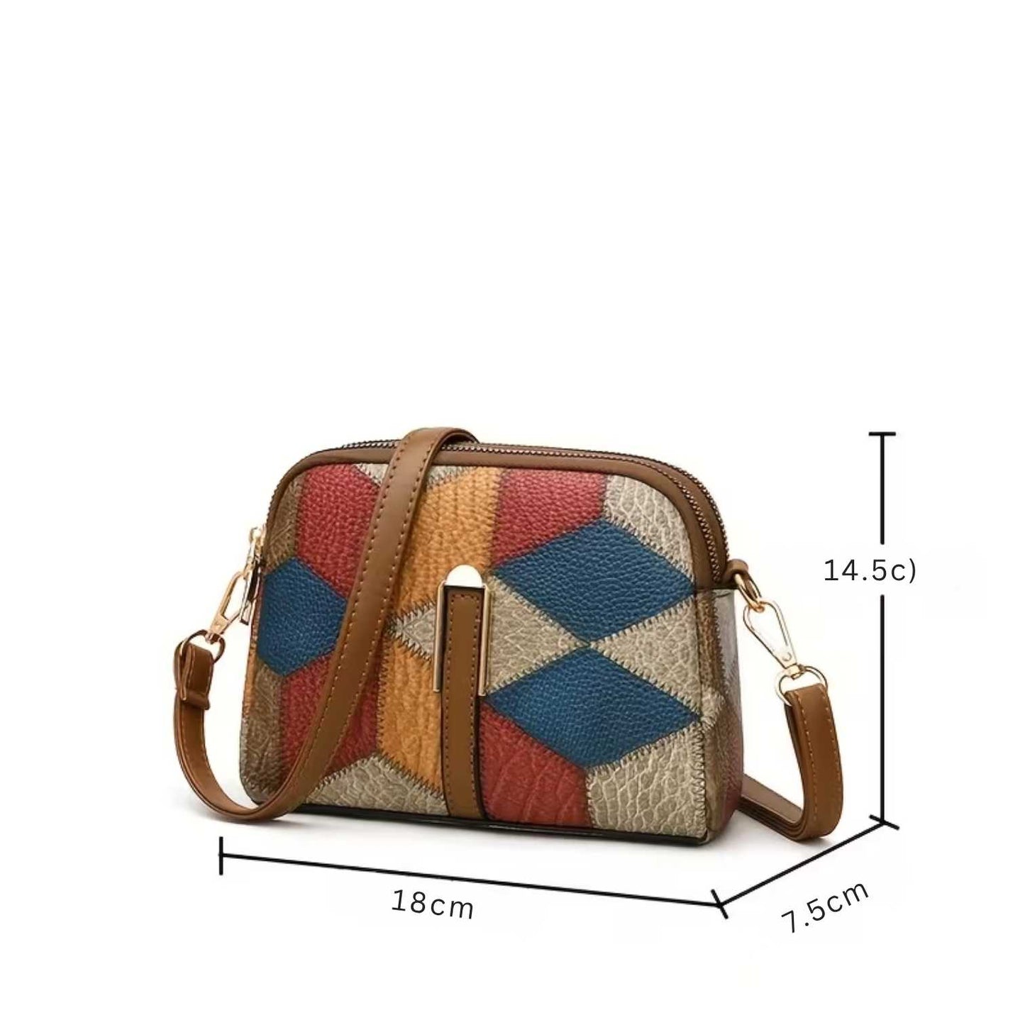 Sofia | Opvallend en uniek — Leren Mini Tas met Kleur