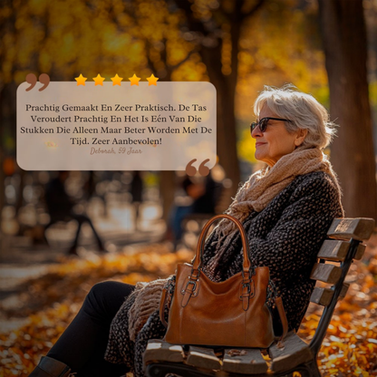 Sienna | Zacht, stijlvol, dagelijks — Leren Schoudertas