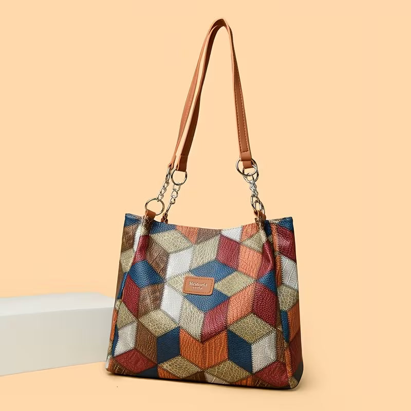 Ayla | Alles mee, niets te zwaar — Vintage Leren Tote