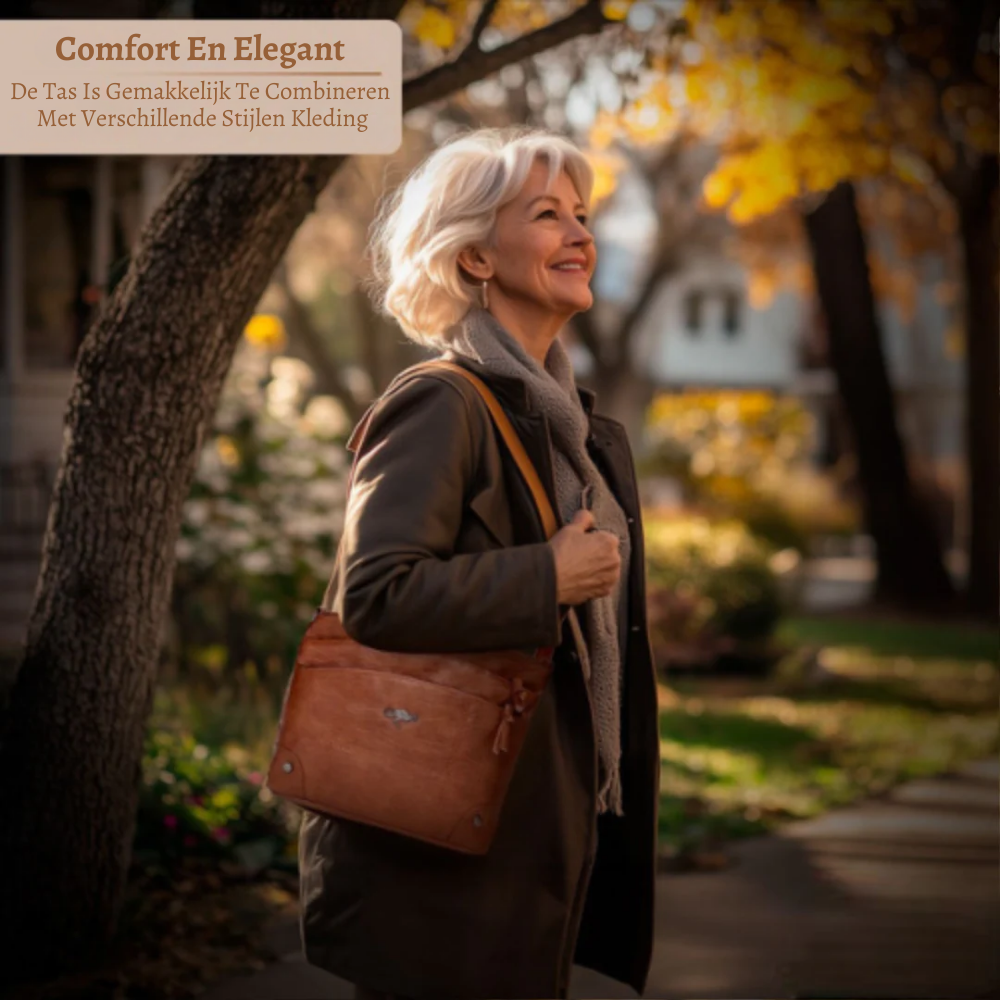 Alina | Past overal bij — Eenvoudige Leren Tas