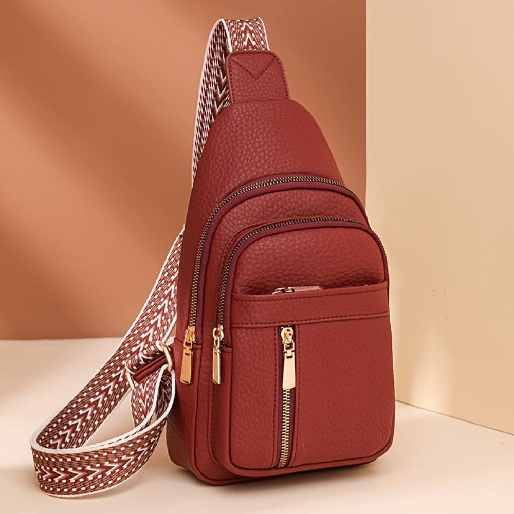 Hazel | Altijd bij de hand — Compacte Leren Schoudertas