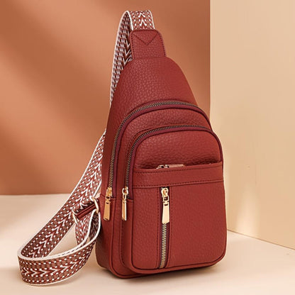 Hazel | Altijd bij de hand — Compacte Leren Schoudertas