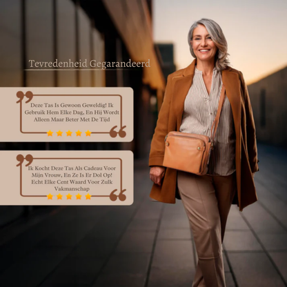 Kim | Elke dag comfortabel — Klassieke Leren Tas
