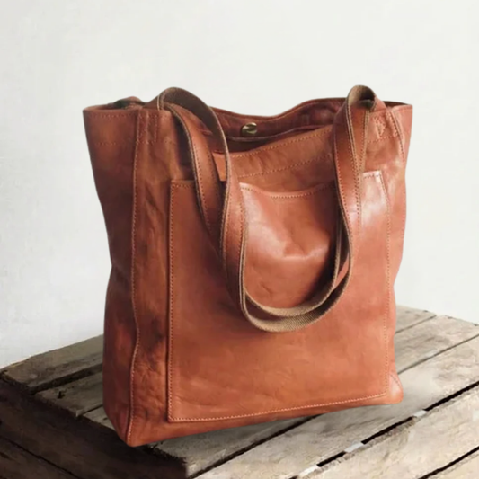 Lorena | Nooit meer zoeken — Leren Tas met vakken