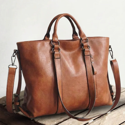 Charlotte | Fijn te dragen — Comfortabele Leren Schoudertas