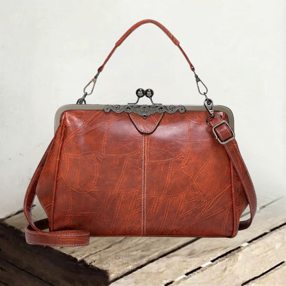 Johanna | Altijd verzorgd — Tijdloze Leren Handtas