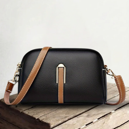 Mila | Klein maar ruim — Leren Schoudertas