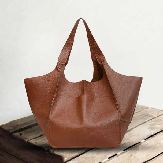 Laura | Alles mee, niets te zwaar — Ruime Leren Tas