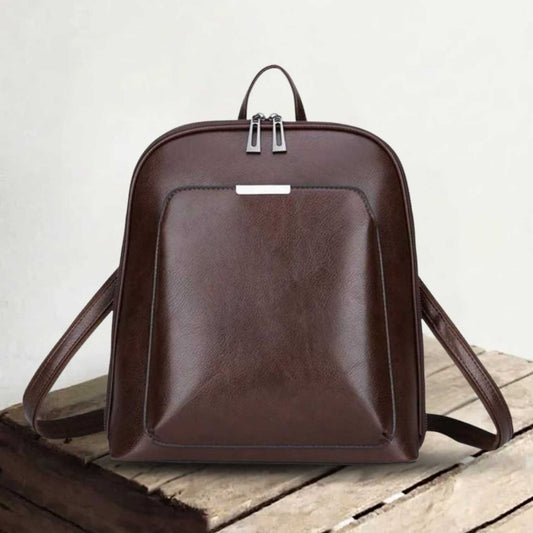 Classic | Leren Rugzak met Strak Ontwerp