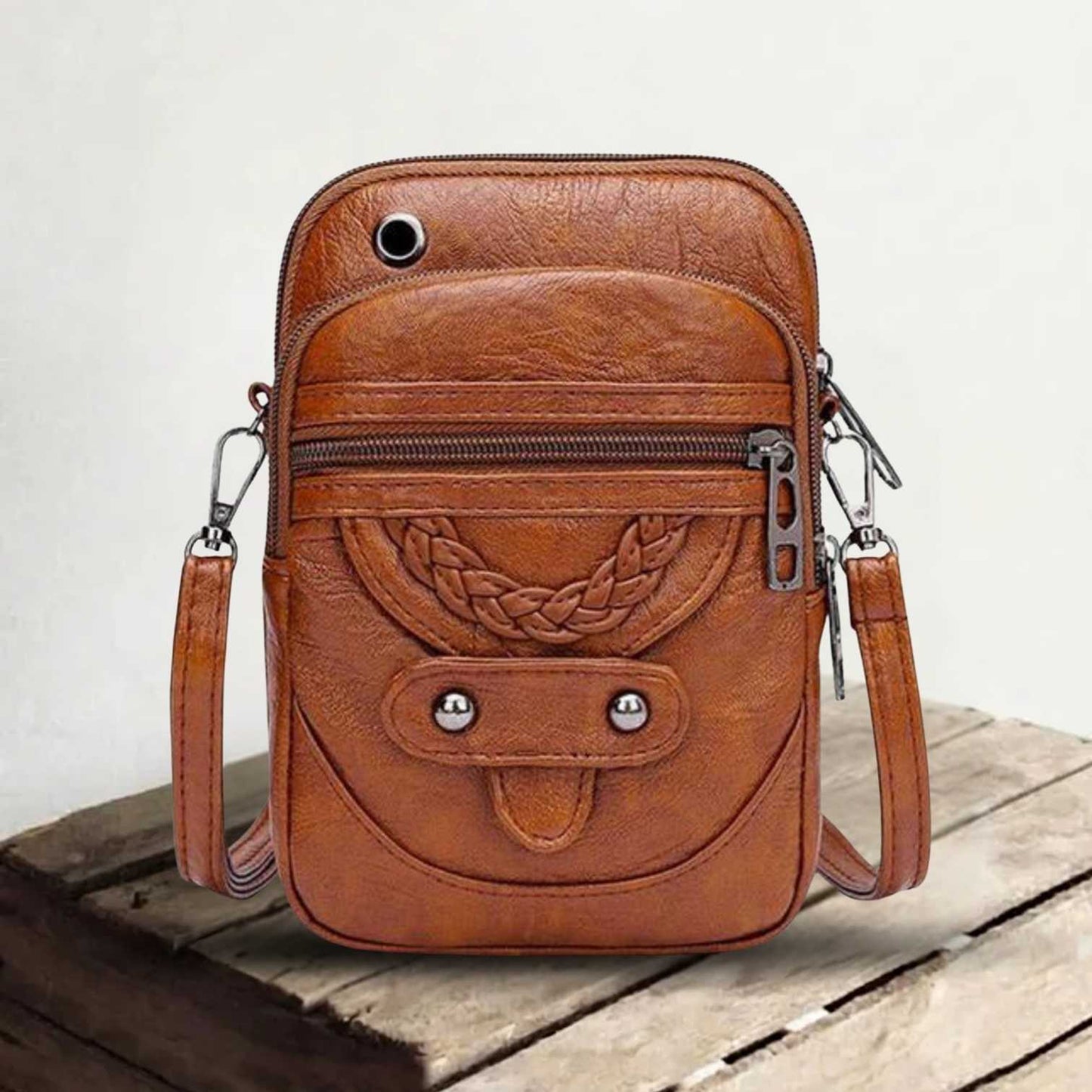 Vellana | Tijdloos en vertrouwd — Vintage Leren Schoudertas