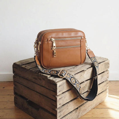 Isabella | Handen vrij, alles bij — Leren Crossbody Tas