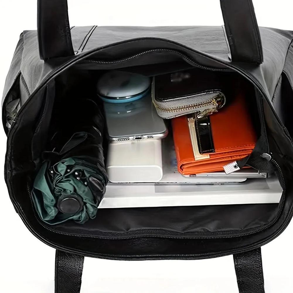 Martha | Gaat lang mee — Stevige Leren Handtas