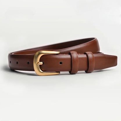 Minimal | Leren Riem met Strak en Tijdloos Ontwerp