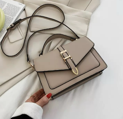 Lina | Nooit meer zoeken — Klassieke Leren Schoudertas