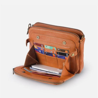 Kim | Elke dag comfortabel — Klassieke Leren Tas